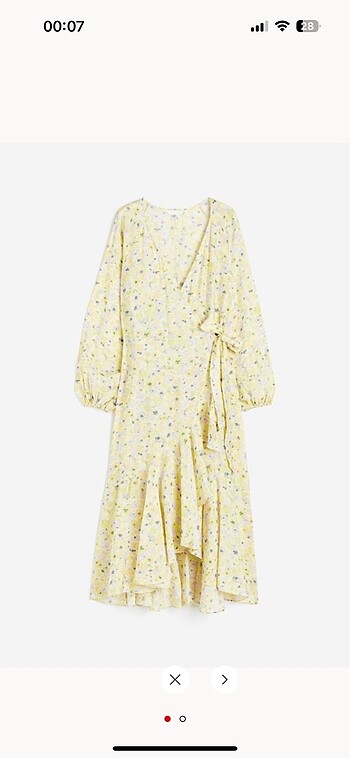 H&M SARI ELBİSE