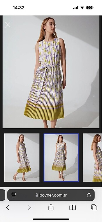 Pierre Cardin 1 KERE KULLANILDI ÇOK ŞIK ELBİSE