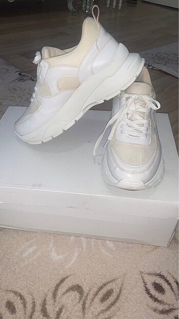 38 Beden beyaz Renk Beyaz spor ayakkabı