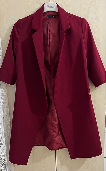 36 Beden bordo Renk Trendyol marka ceket