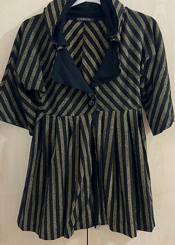 Simli kapşonlu bluz - Görsel 3