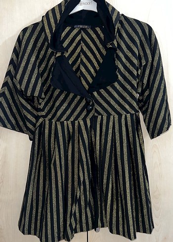 Simli kapşonlu bluz - Görsel 4