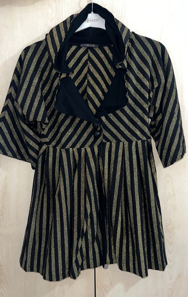 Simli kapşonlu bluz - Görsel 4