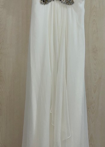 Viol marka şifon abiye elbise - Görsel 4