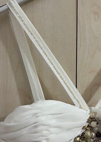 Viol marka şifon abiye elbise - Görsel 8