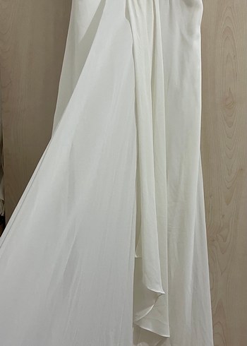 Viol marka şifon abiye elbise - Görsel 6