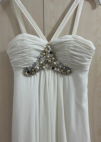 Viol marka şifon abiye elbise - Görsel 10