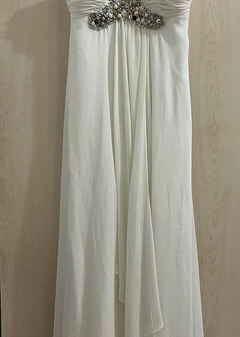 Viol marka şifon abiye elbise - Görsel 2