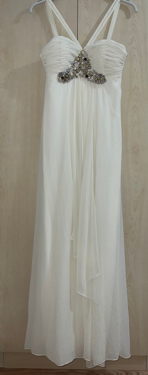 Viol marka şifon abiye elbise - Görsel 5