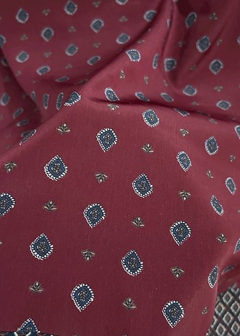 Yargıcı marka bordo renk Desenli Elbise - Görsel 8