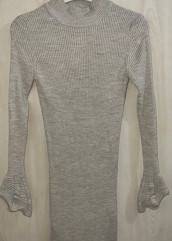 Trendyol marka Balıkçı Yaka Uzun Kollu Triko elbise - Görsel 5