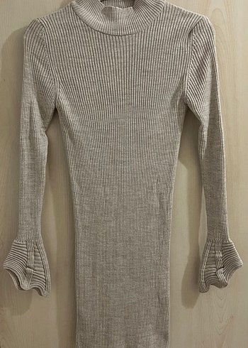 Trendyol marka Balıkçı Yaka Uzun Kollu Triko elbise - Görsel 4