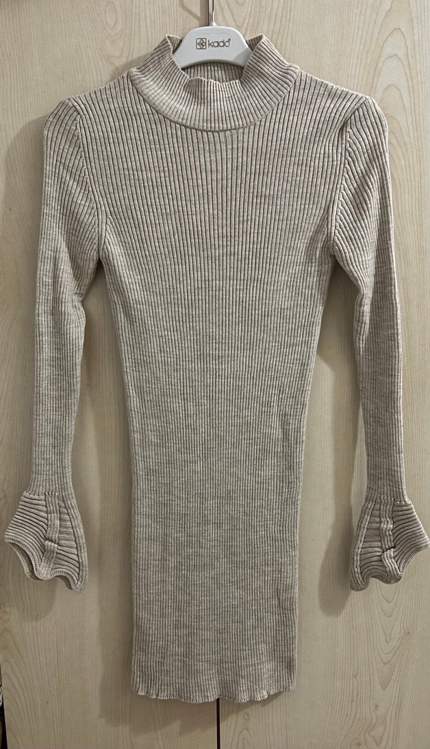 Trendyol marka Balıkçı Yaka Uzun Kollu Triko elbise - Görsel 3