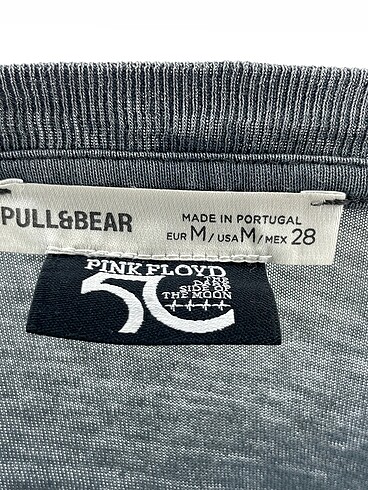 m Beden gri Renk Pull and Bear T-shirt %70 İndirimli.