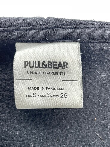 s Beden siyah Renk Pull and Bear Sweatshirt %70 İndirimli.