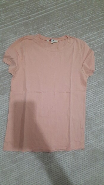 Koton coquette koton toz pembe tshirt