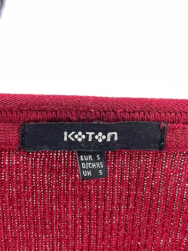 s Beden bordo Renk Koton Bluz %70 İndirimli.