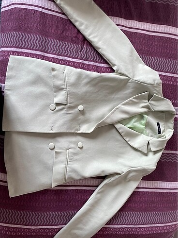 Yeşil blazer ceket
