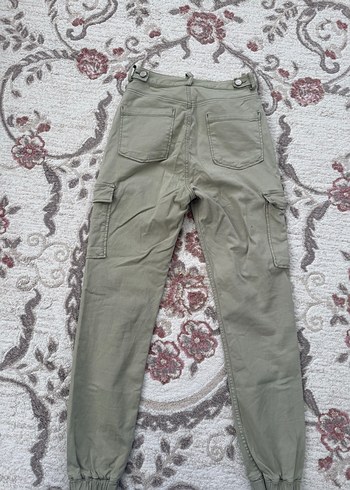Kadın Haki Kargo Pantolon - Görsel 2