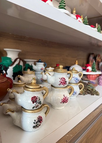 Minyatür çaydanlık süs eşyasi - Görsel 2