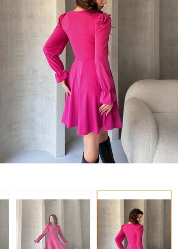 Pembe elbise