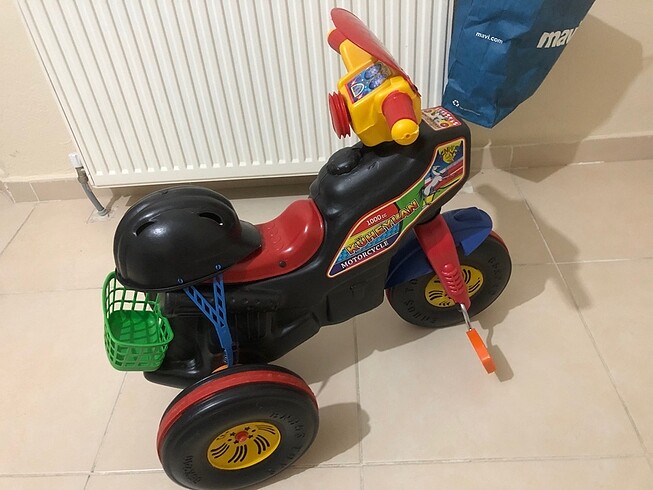 Beden siyah Renk 3 tekerlekli motor