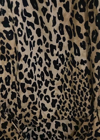 Kadın Kolsuz Uzun Yılan Desenli Hırka yumuşacık - Görsel 2