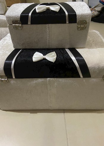 Gri Beyaz Makyaj Organizer Kutusu - Görsel 4