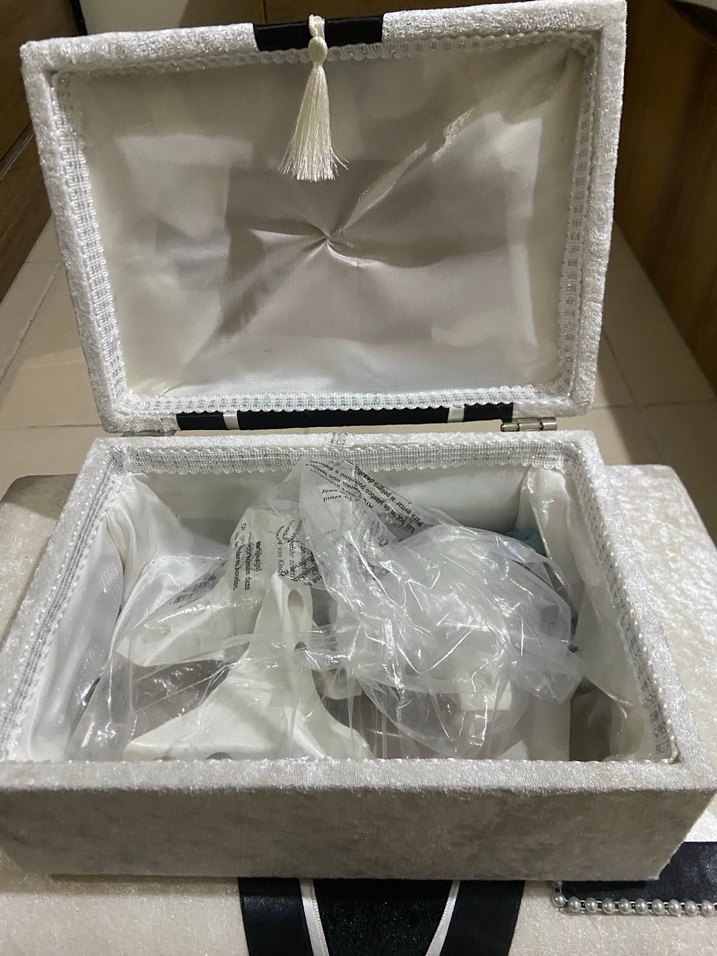 Gri Beyaz Makyaj Organizer Kutusu - Görsel 3