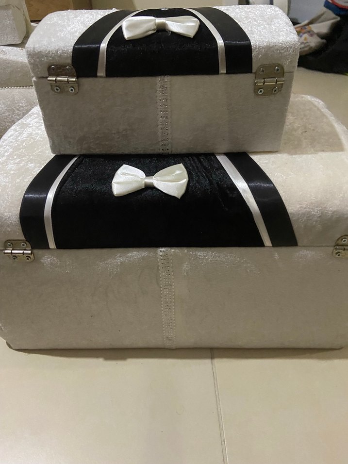 Gri Beyaz Makyaj Organizer Kutusu - Görsel 4