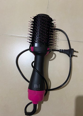 Pembe Renkli Saç Şekillendirici Fırça - Görsel 3