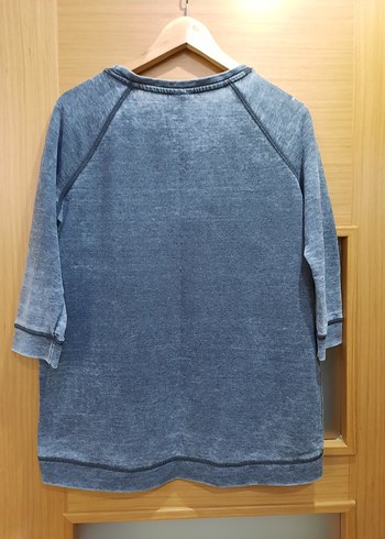 Defacto Gri Denim snoopy Baskılı sweat