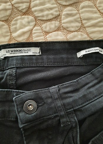 29 Beden Erkek Siyah Denim Regular Fit Jean