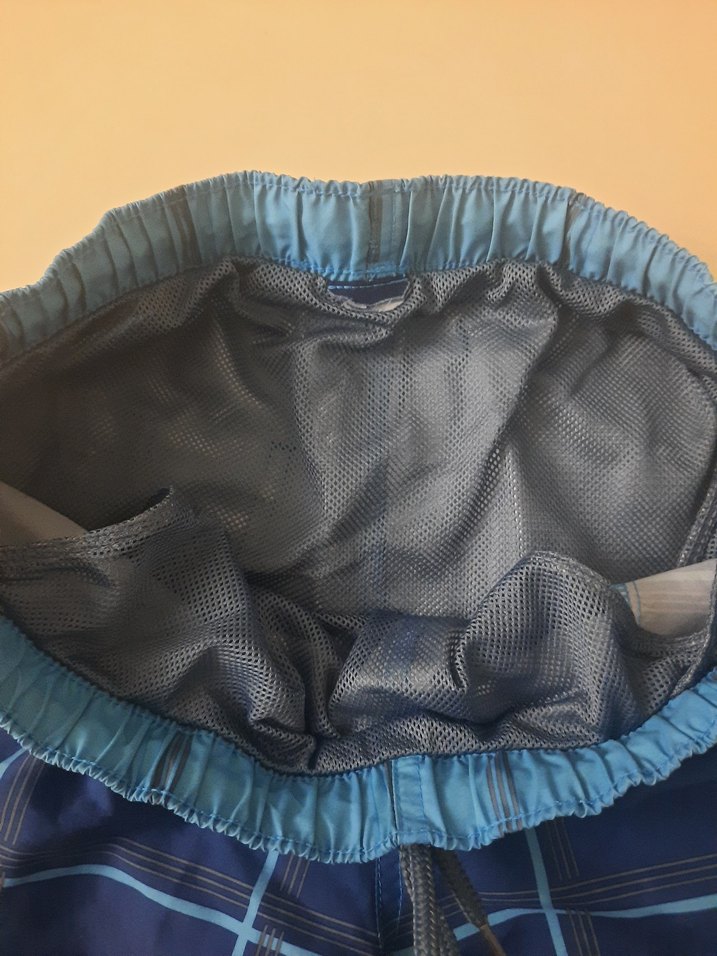 Kemerli Lacivert Erkek Mini Şort - Görsel 3