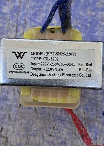 12 volt sac trafo
