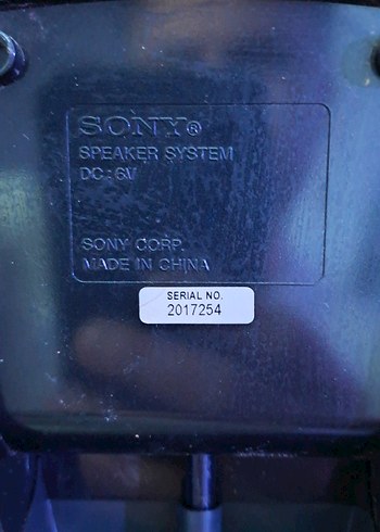 Sony Pc hoparlörü - Görsel 7