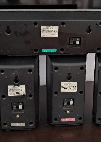 Sony 5 li takım set hoparlörleri - Görsel 2