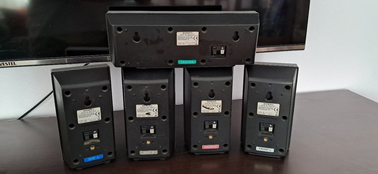 Sony 5 li takım set hoparlörleri - Görsel 2