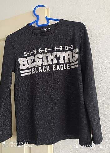 s Beden Bayan Beşiktaş yazılı uzun kollu swiht