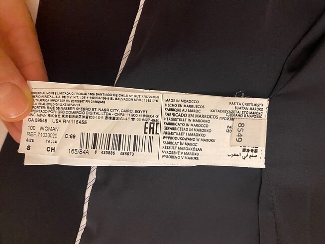 s Beden lacivert Renk Mango Blazer Ceket