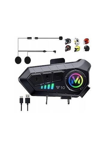 Y10 İntercom Motor Kurye Kask Kulaklık