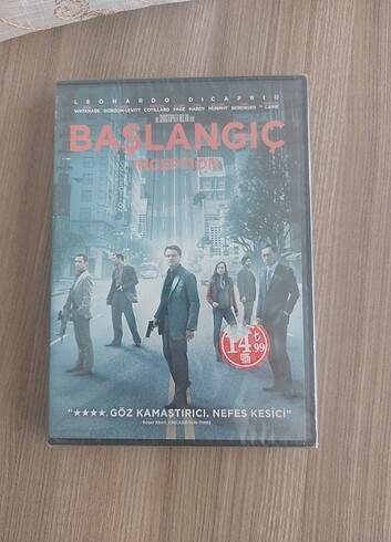 orijinal film dvd. jelatini açılmadı. Başlangıç - inception