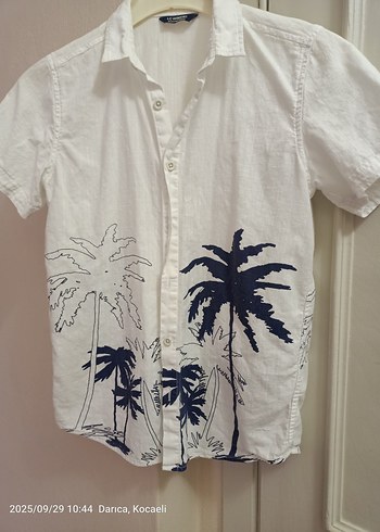LC Waikiki Erkek Çocuk Kısa Kollu Pamuklu Gömlek