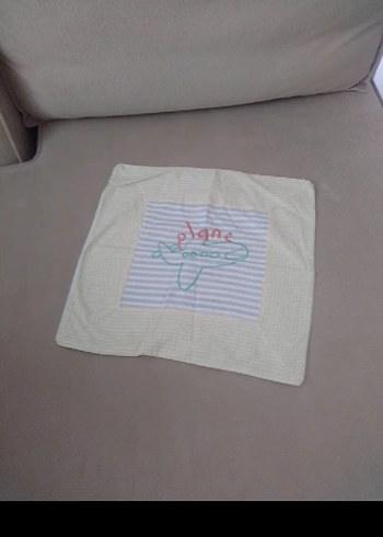 Nakışlı Beyaz Pastel Bebek Uyku Aksesuarı - Görsel 6