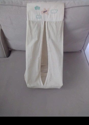 Nakışlı Beyaz Pastel Bebek Uyku Aksesuarı - Görsel 8