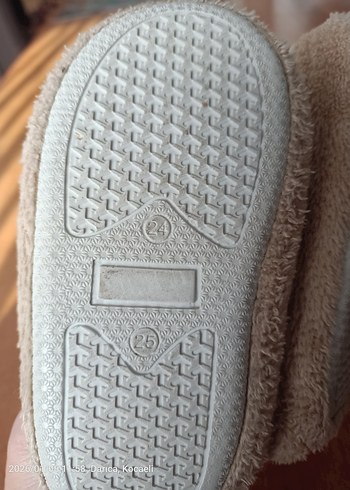 Nakışlı Beyaz Kız Çocuk Ev Terliği - Görsel 4