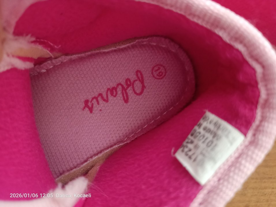 Kız Çocuk Pembe Sıcak Ev Terliği - Görsel 5