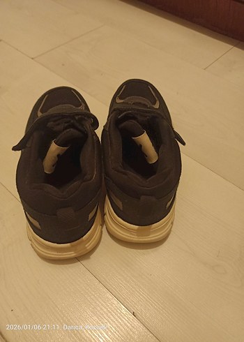 Kahverengi Erkek Çocuk Spor Ayakkabı Velcro - Görsel 3