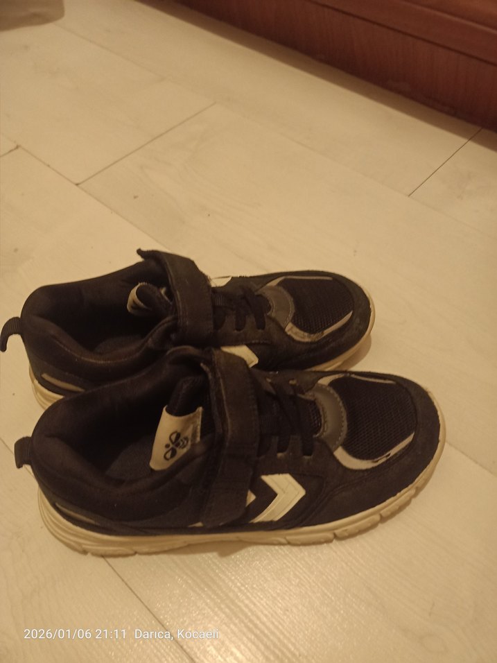 Kahverengi Erkek Çocuk Spor Ayakkabı Velcro - Görsel 2