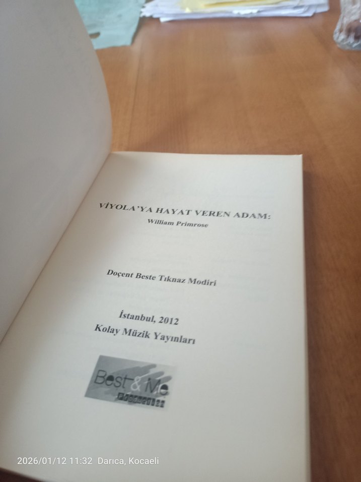 Viyola'ya Hayat Veren Adam - William Primrose - Görsel 3